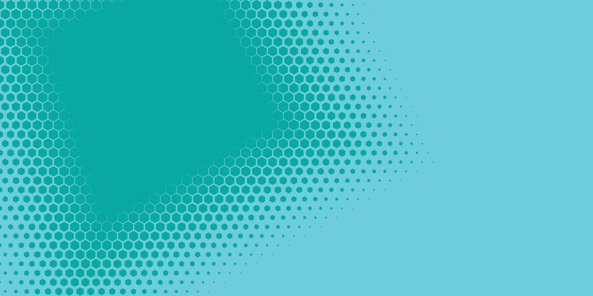 Geometric abstract Hexagon Two Color Background vector