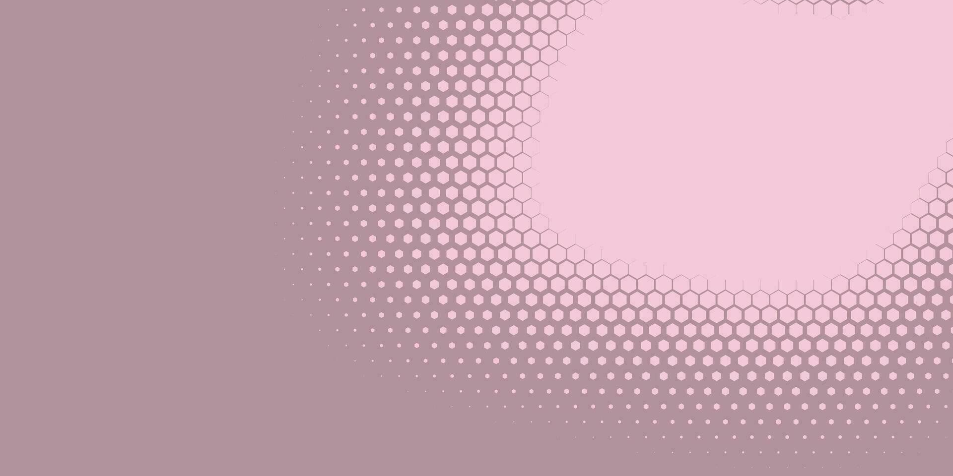 Geometric abstract Hexagon Two Color Background vector