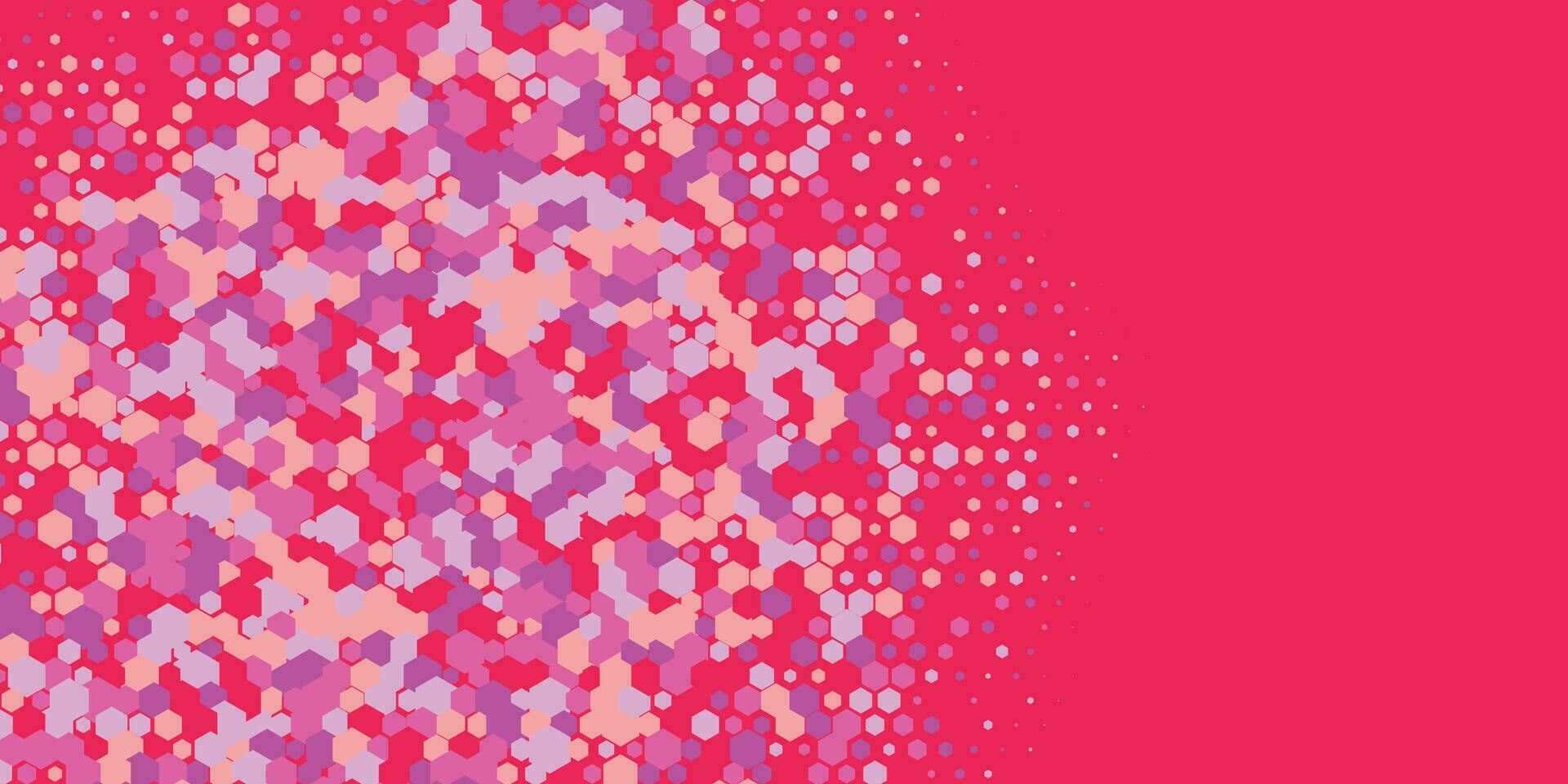 Geometric abstract Hexagon Two Color Background vector