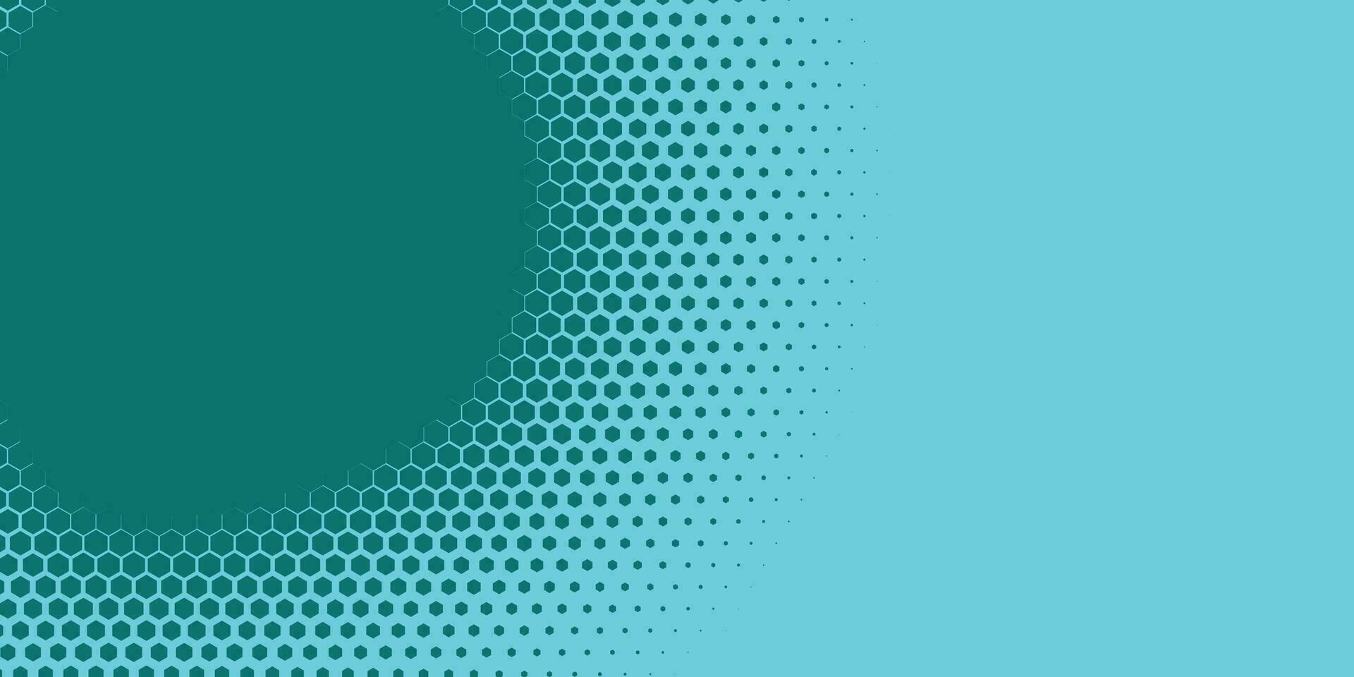 Geometric abstract Hexagon Two Color Background vector