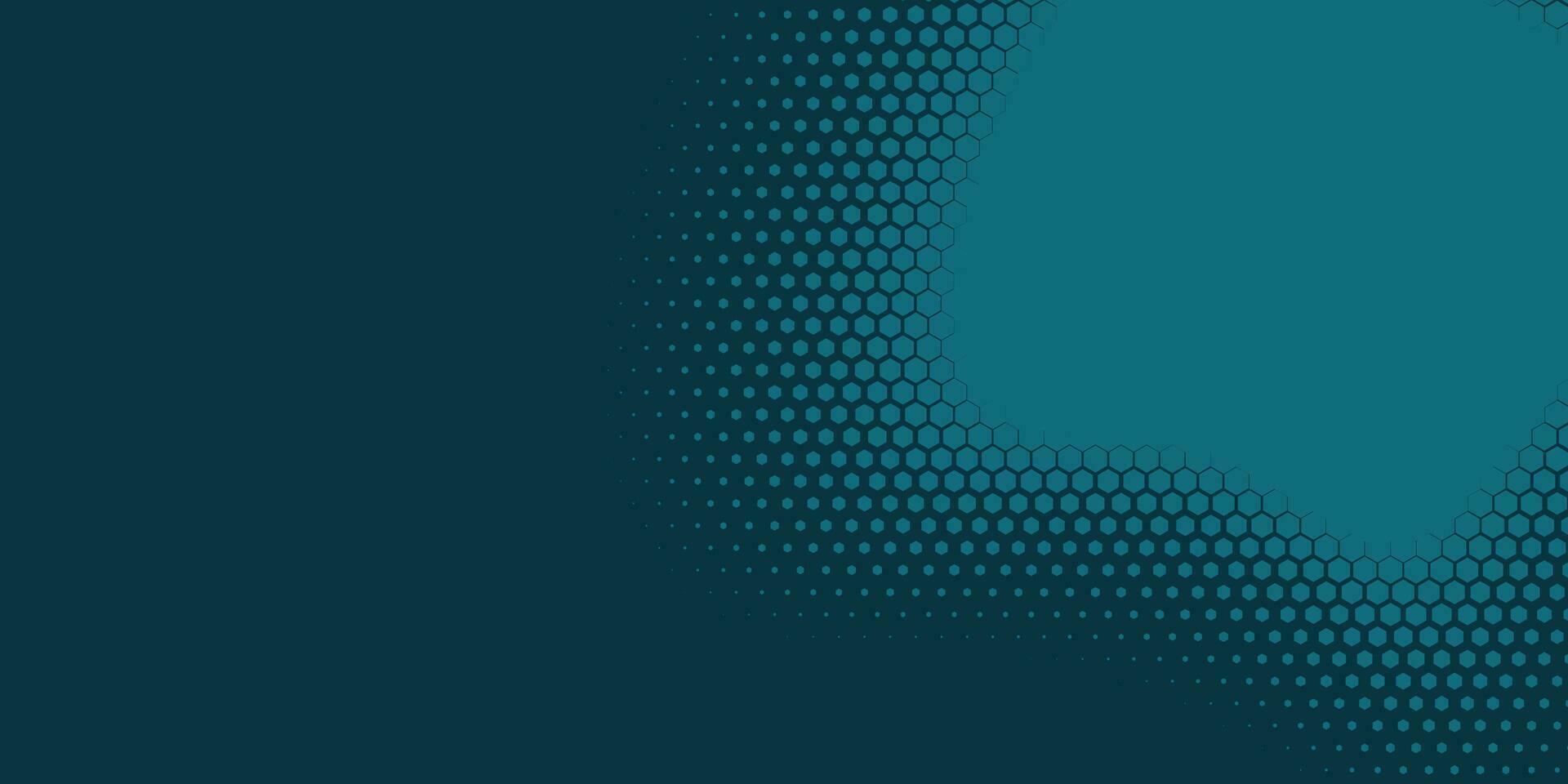 Geometric abstract Hexagon Two Color Background vector
