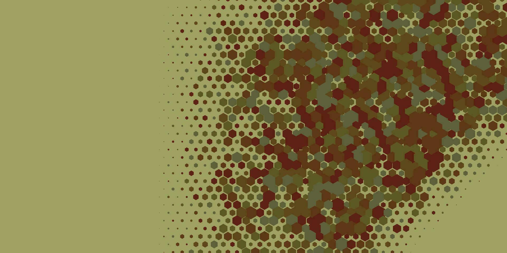 Geometric abstract Hexagon Two Color Background vector