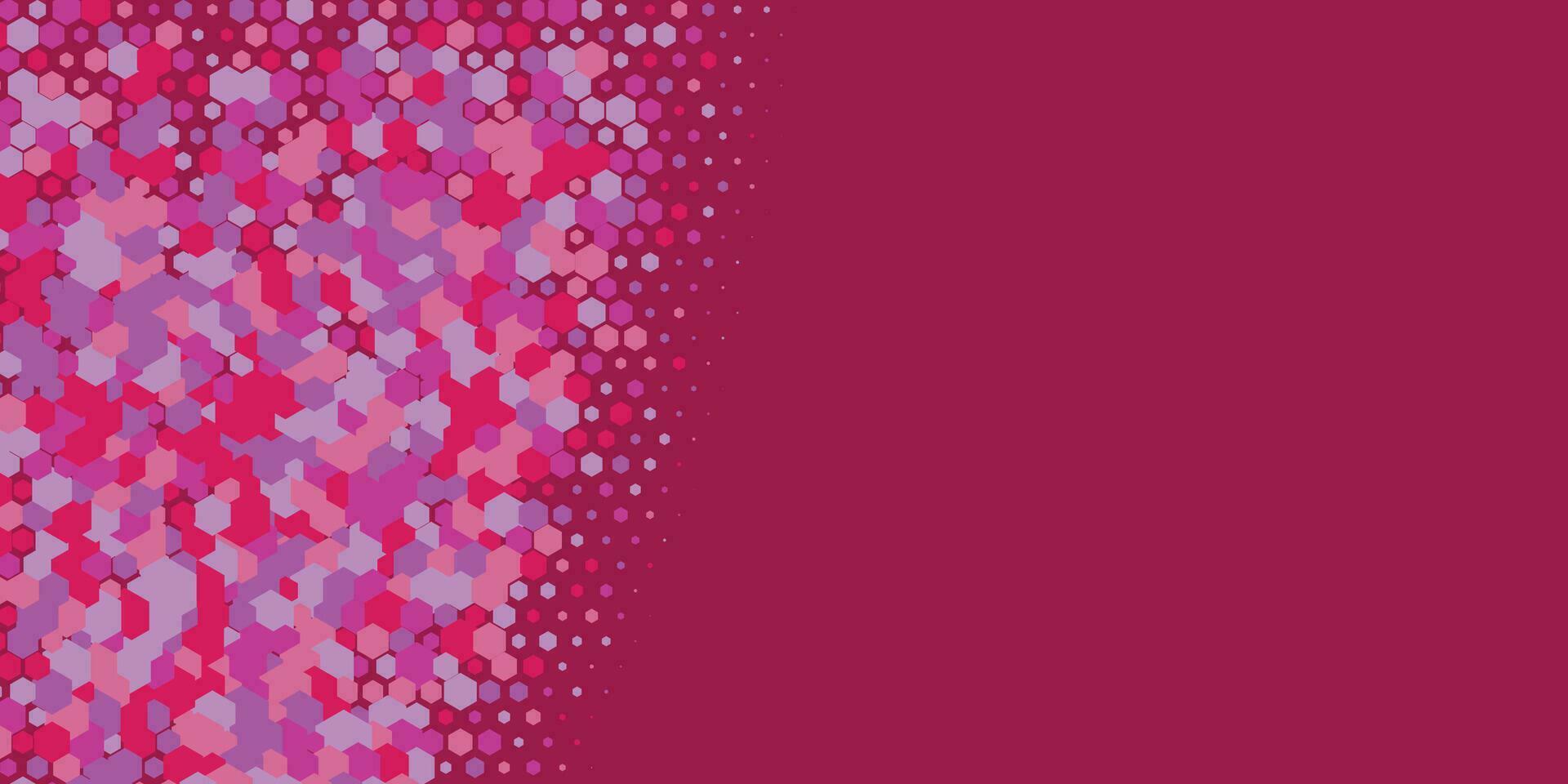 Geometric abstract Hexagon Two Color Background vector