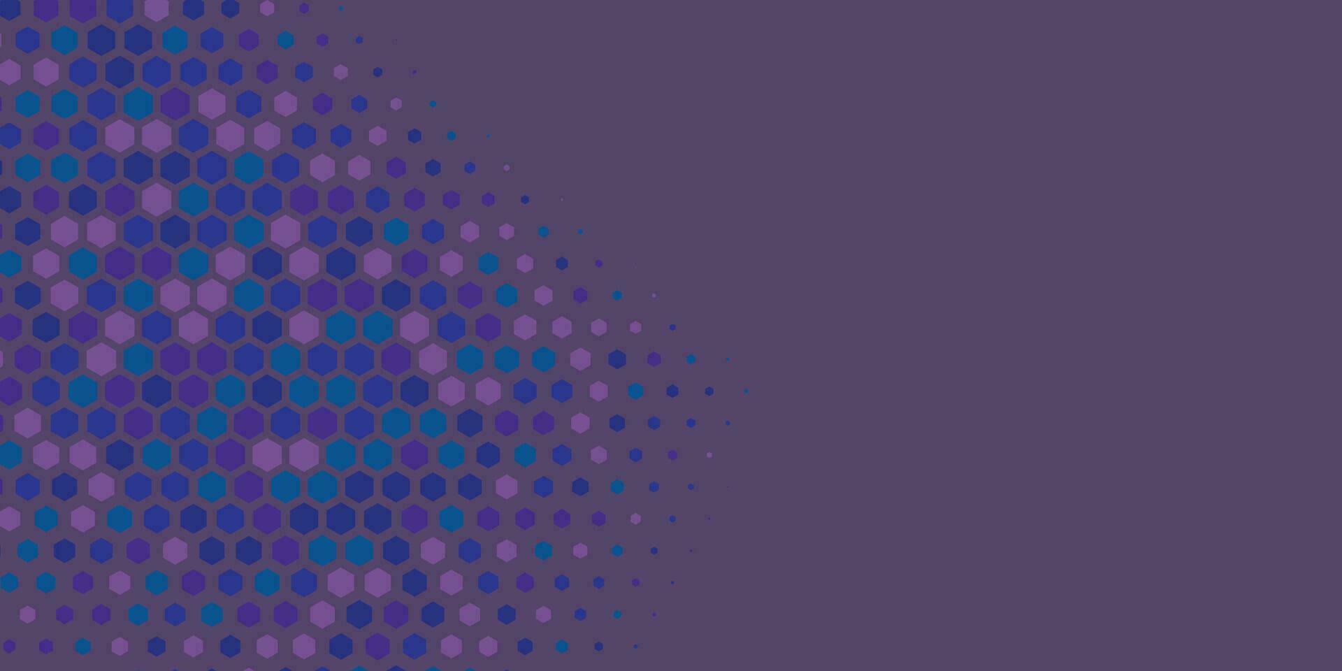 Geometric abstract Hexagon Two Color Background vector