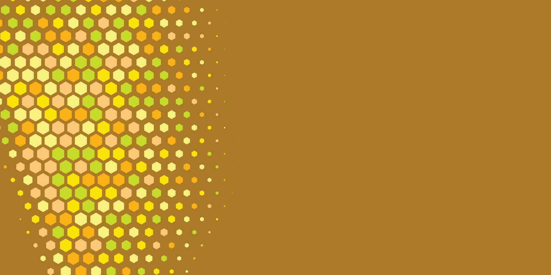 Geometric abstract Hexagon Two Color Background vector