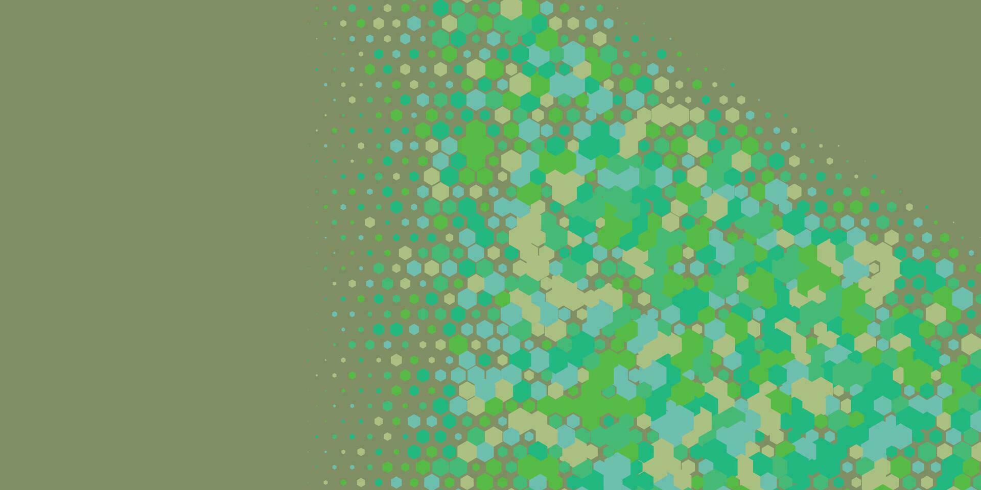 Geometric abstract Hexagon Two Color Background vector