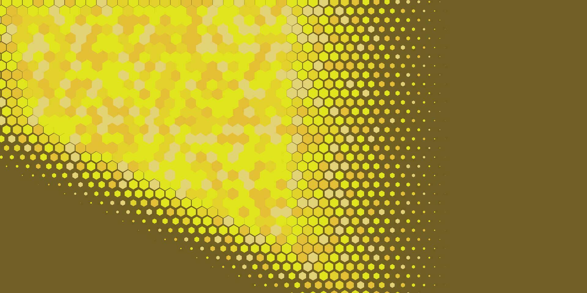 Geometric abstract Hexagon Two Color Background vector