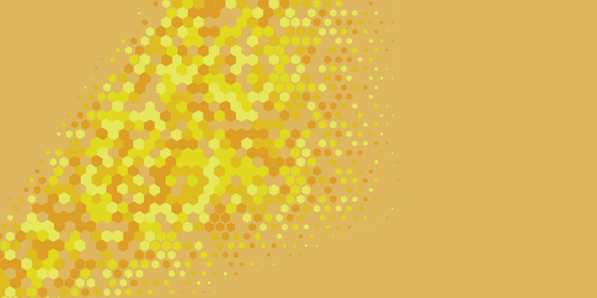 Geometric abstract Hexagon Two Color Background vector