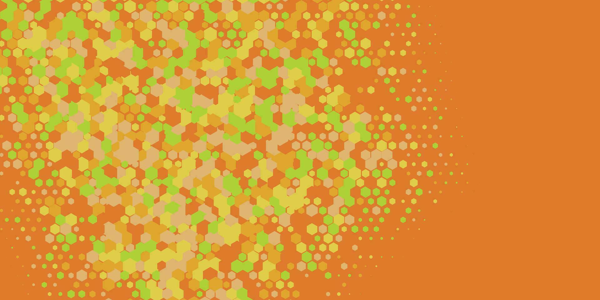 Geometric abstract Hexagon Two Color Background vector