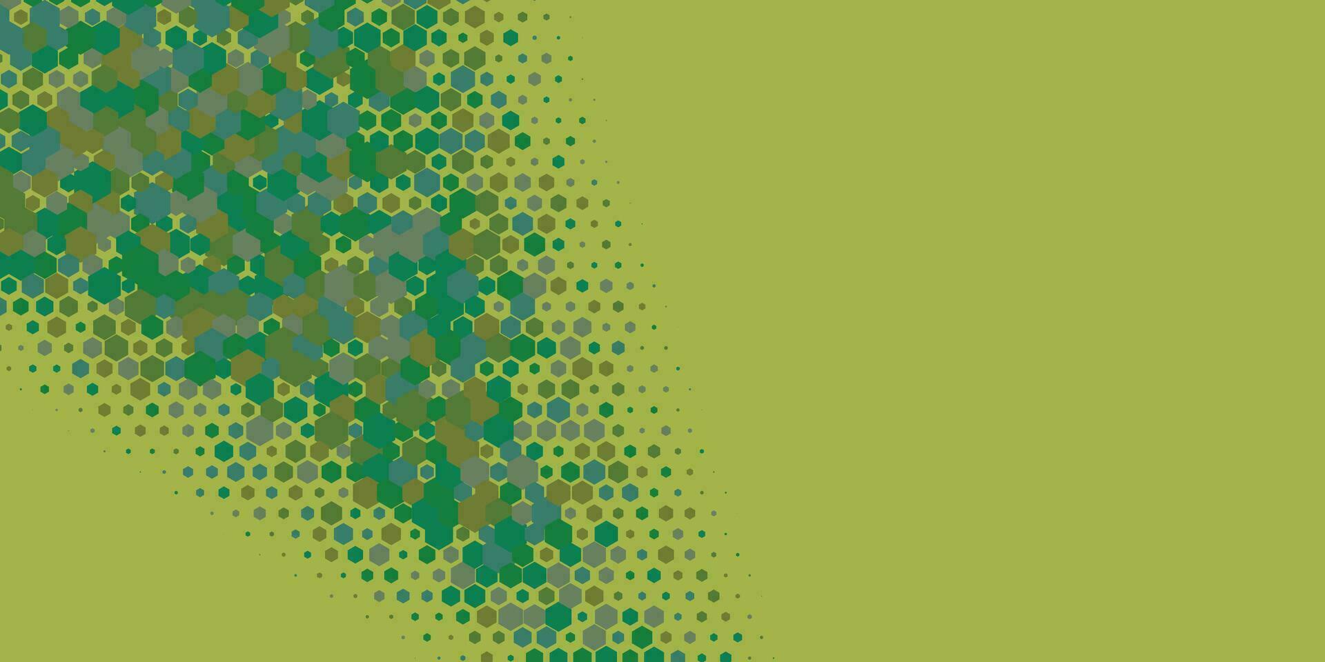 Geometric abstract Hexagon Two Color Background vector