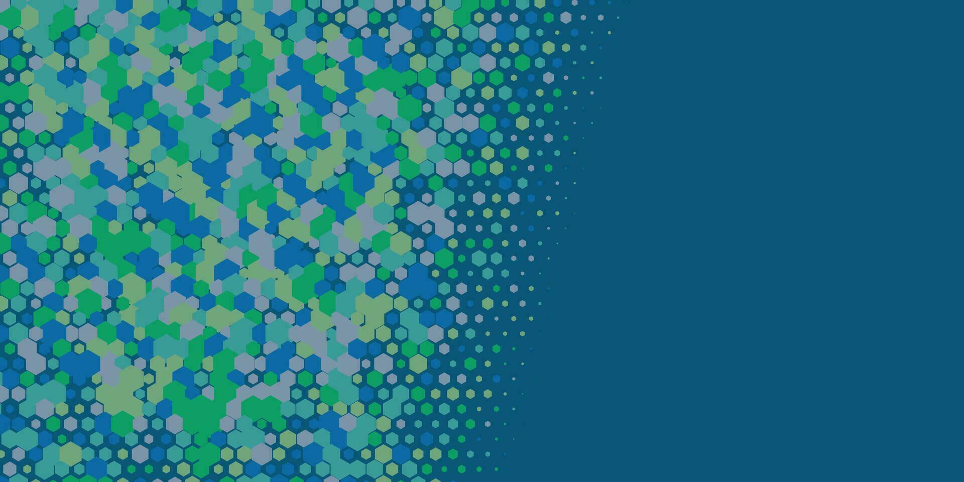 geométrico resumen hexágono dos color antecedentes vector