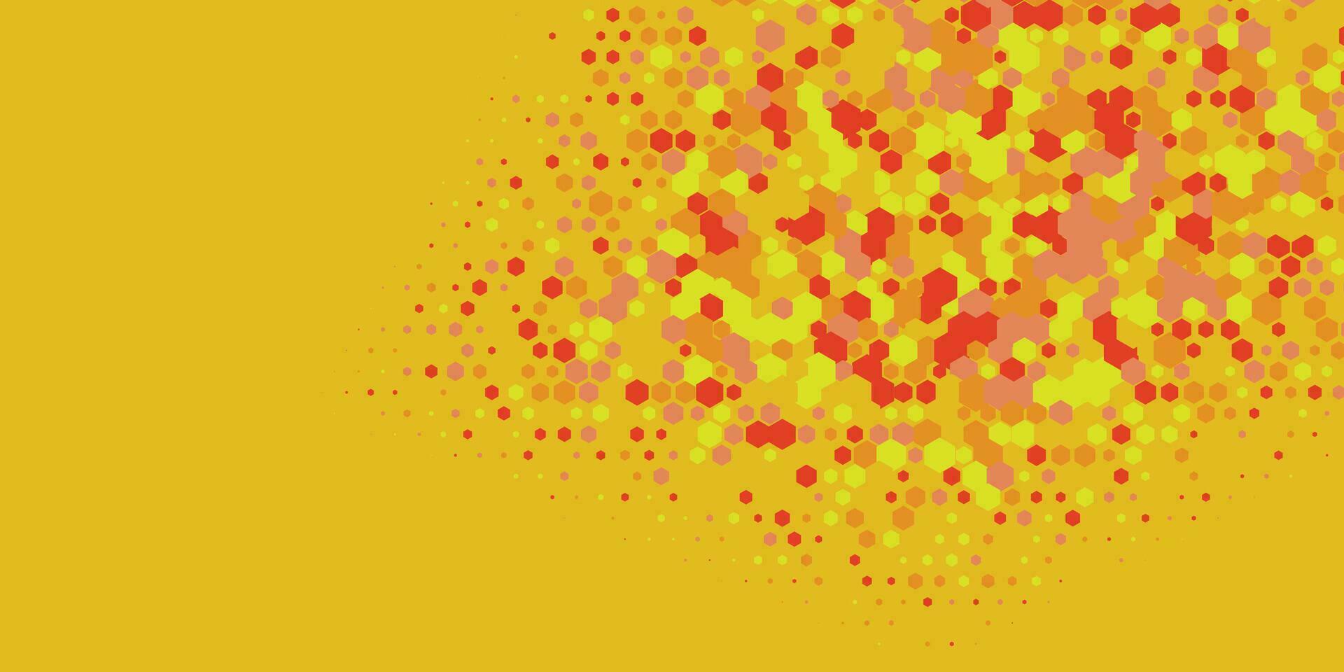 geométrico resumen hexágono dos color antecedentes vector