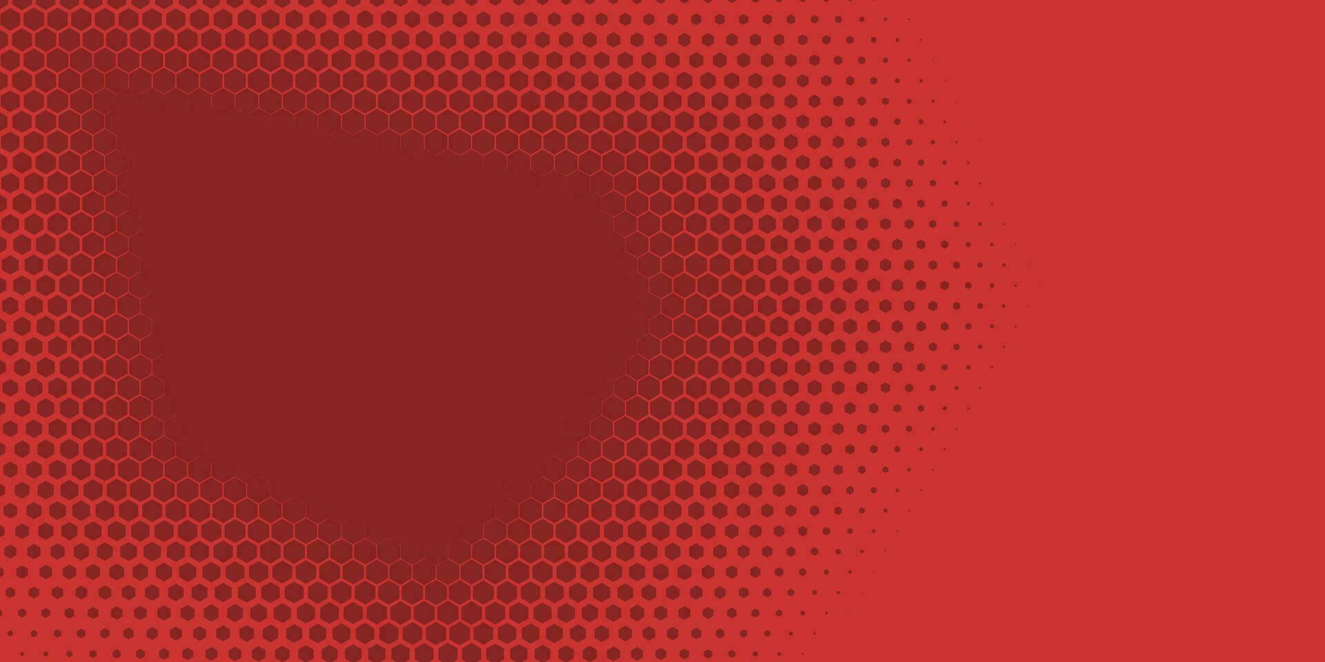 Geometric abstract Hexagon Two Color Background vector