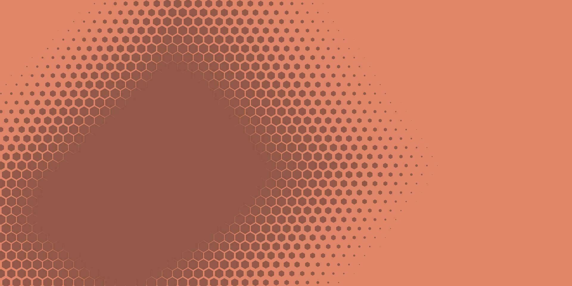 Geometric abstract Hexagon Two Color Background vector