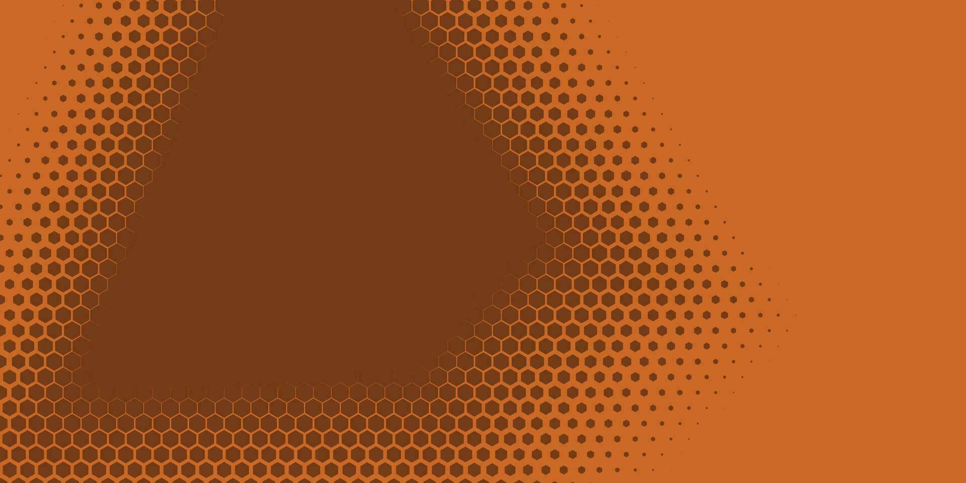 Geometric abstract Hexagon Two Color Background vector