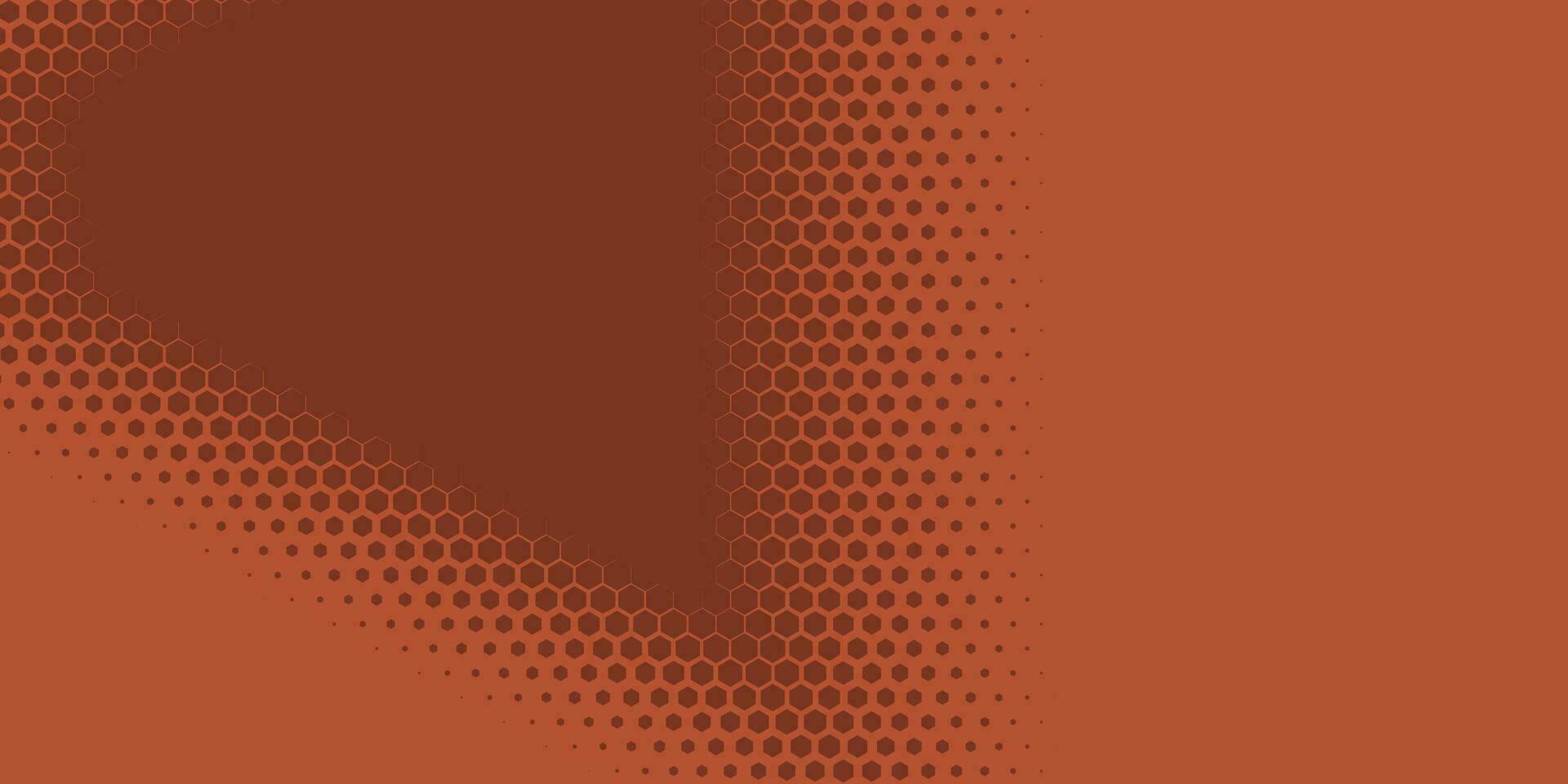 Geometric abstract Hexagon Two Color Background vector