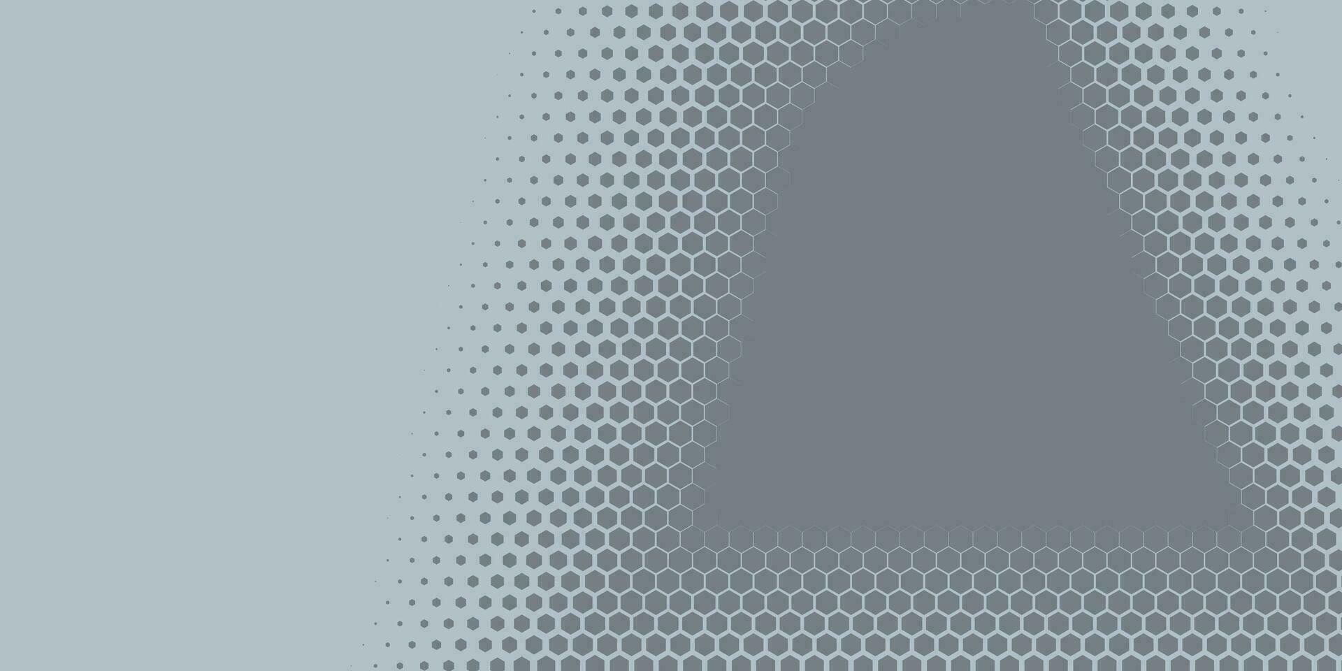 Geometric abstract Hexagon Two Color Background vector