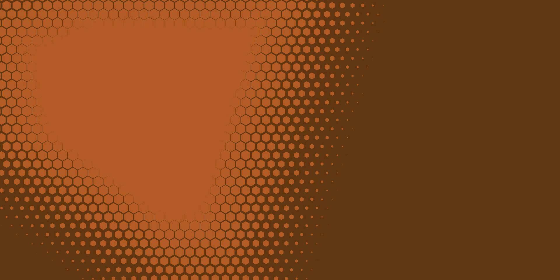 Geometric abstract Hexagon Two Color Background vector