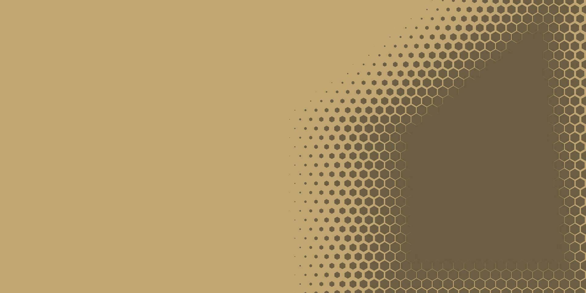 Geometric abstract Hexagon Two Color Background vector