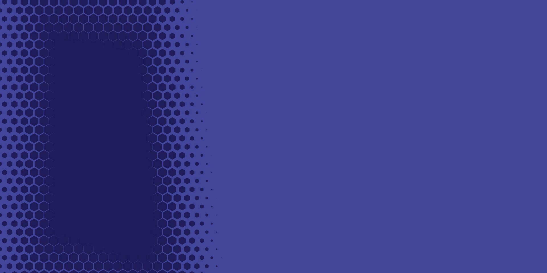 Geometric abstract Hexagon Two Color Background vector