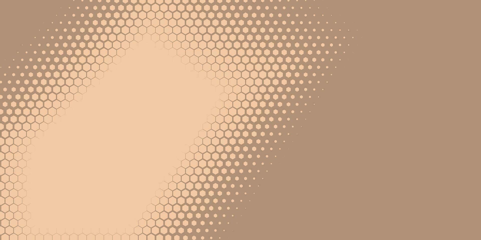 Geometric abstract Hexagon Two Color Background vector