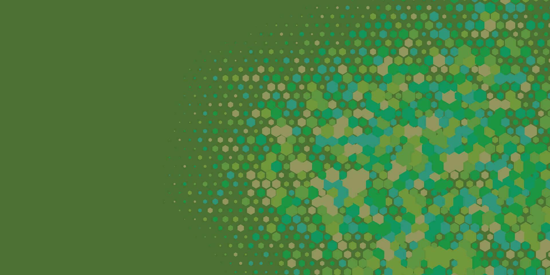Geometric abstract Hexagon Two Color Background vector