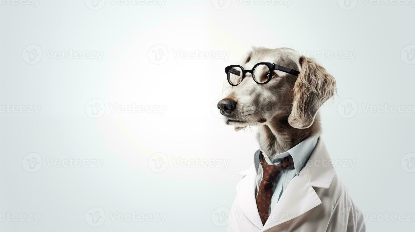 AI generated Funny cat in raincoat and sunglasses isolated on white background. photo