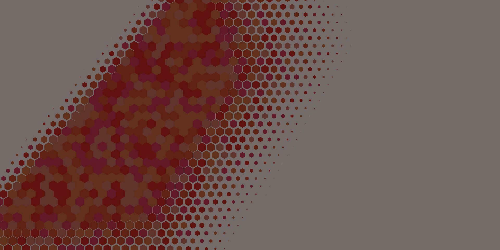 Geometric abstract Hexagon Two Color Background vector
