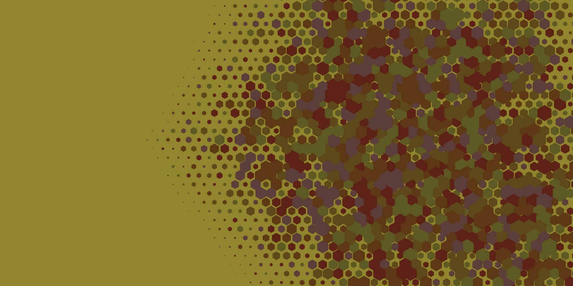 Geometric abstract Hexagon Two Color Background vector