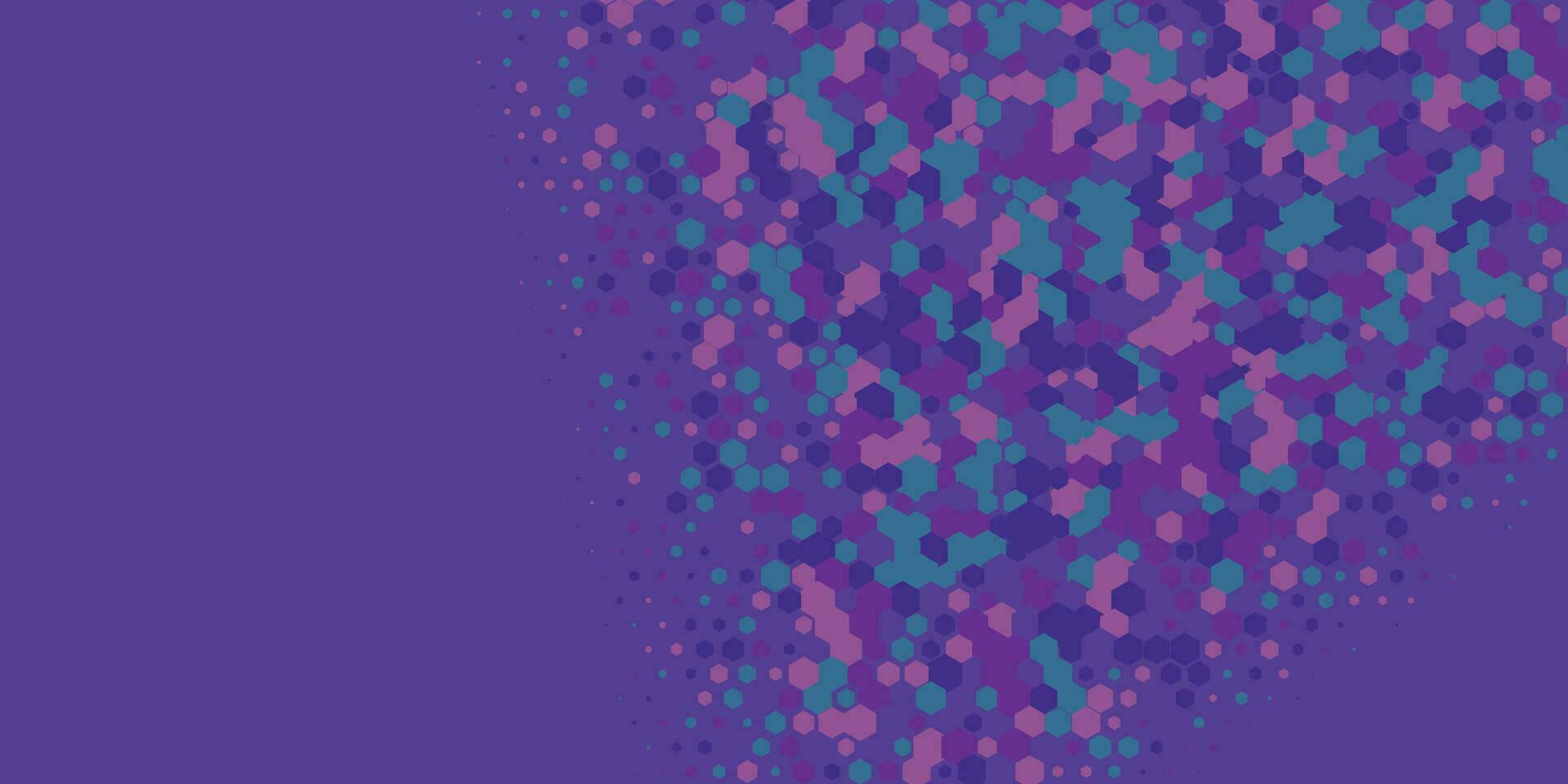 Geometric abstract Hexagon Two Color Background vector
