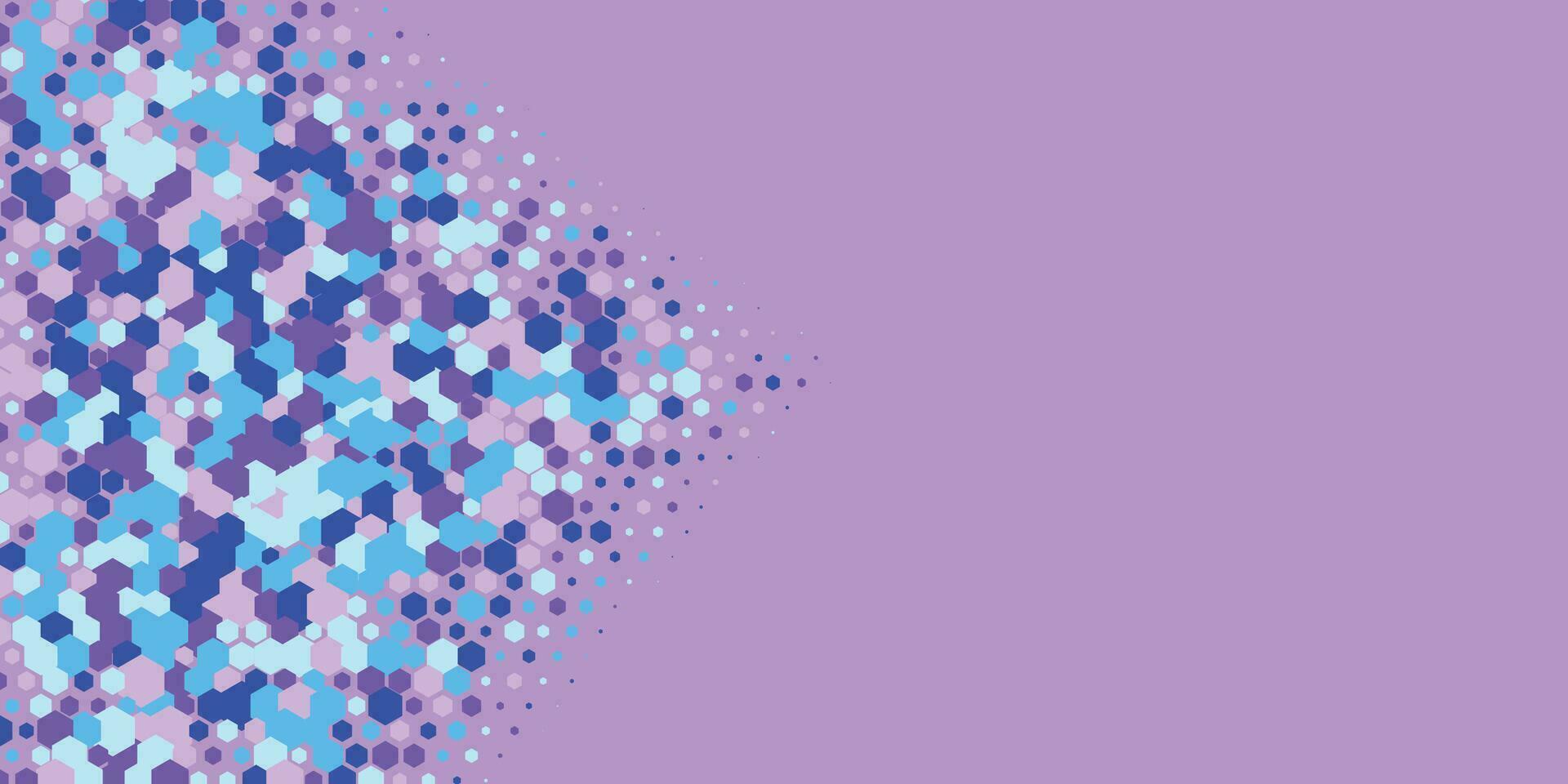 Geometric abstract Hexagon Two Color Background vector