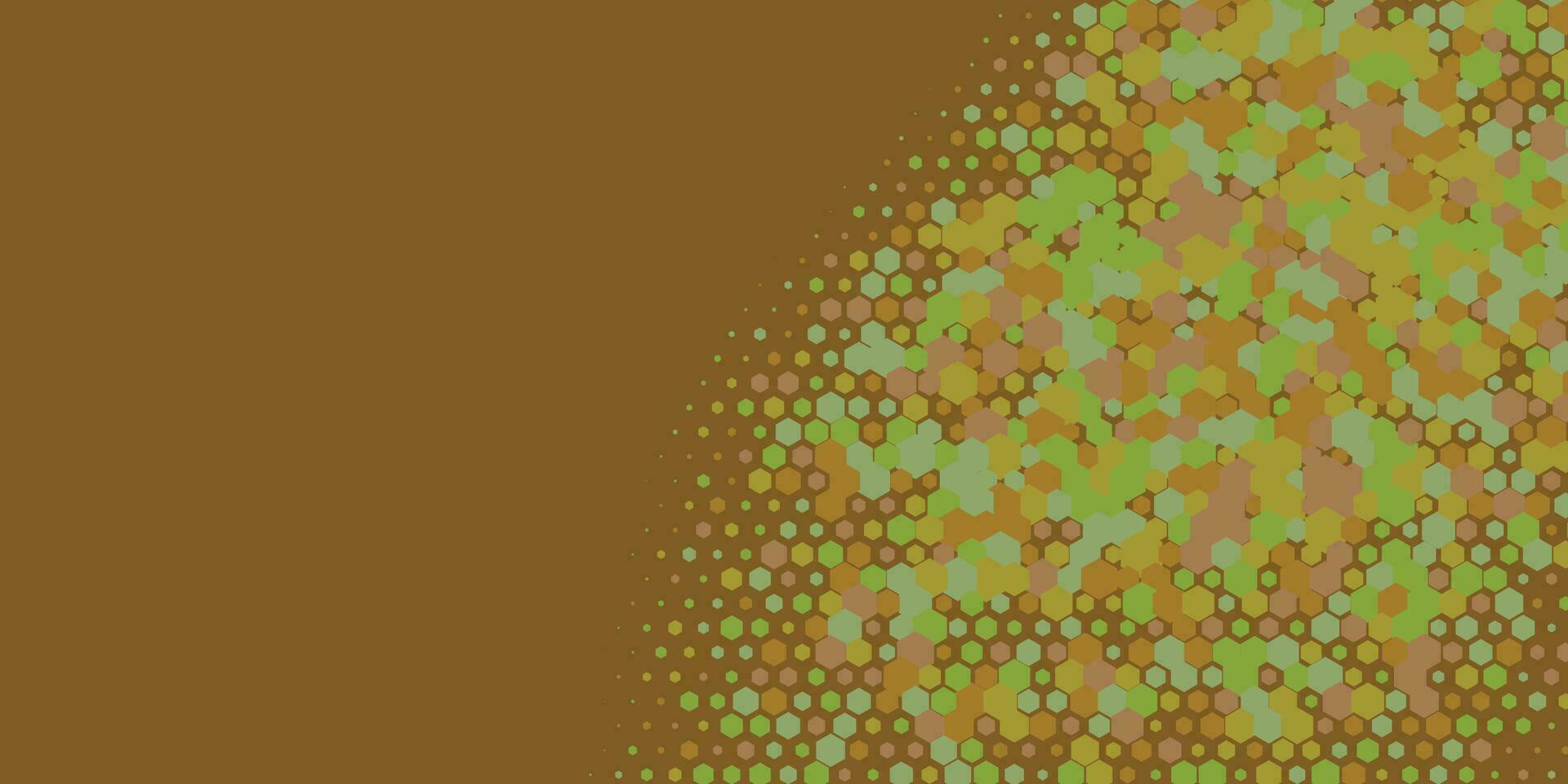 Geometric abstract Hexagon Two Color Background vector