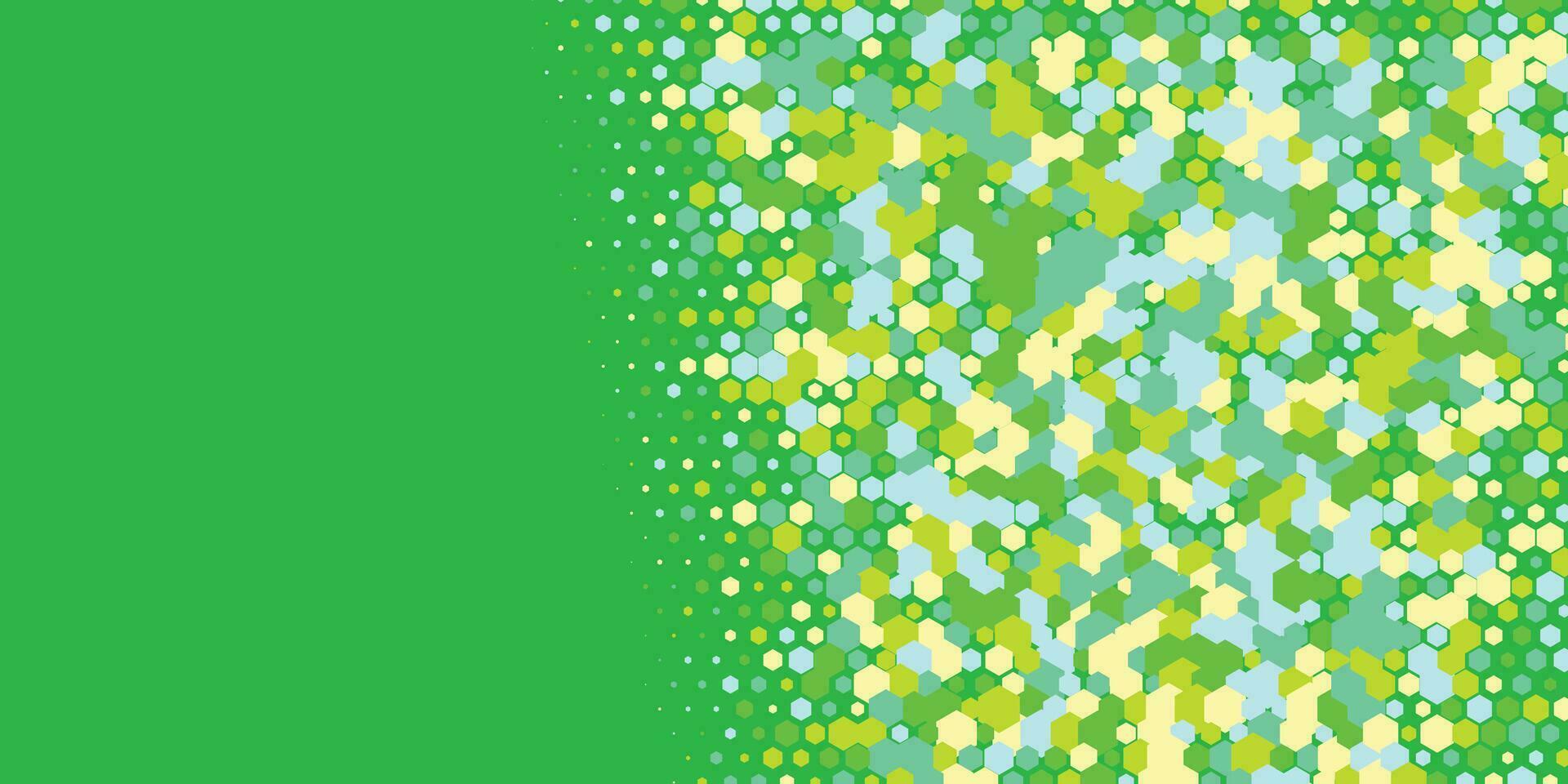 Geometric abstract Hexagon Two Color Background vector
