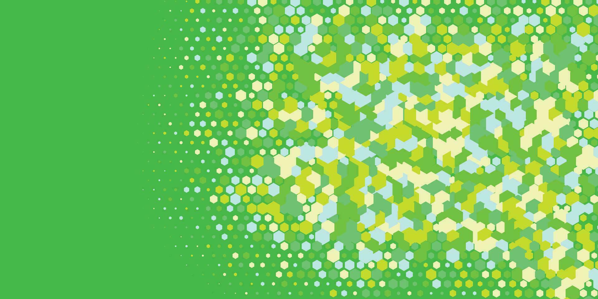 Geometric abstract Hexagon Two Color Background vector