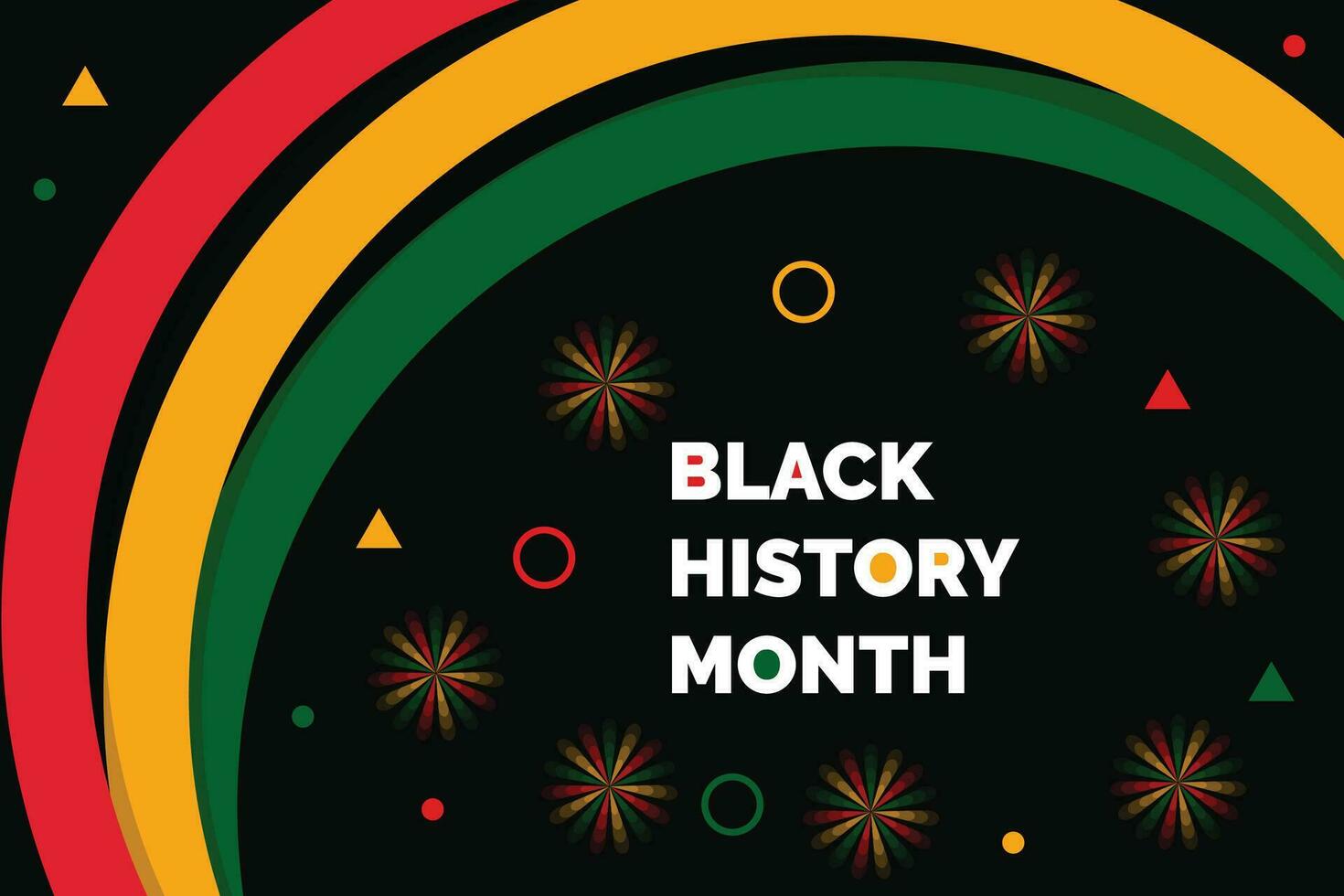 Black history month African American history celebration, social media post, post design, banner, vector