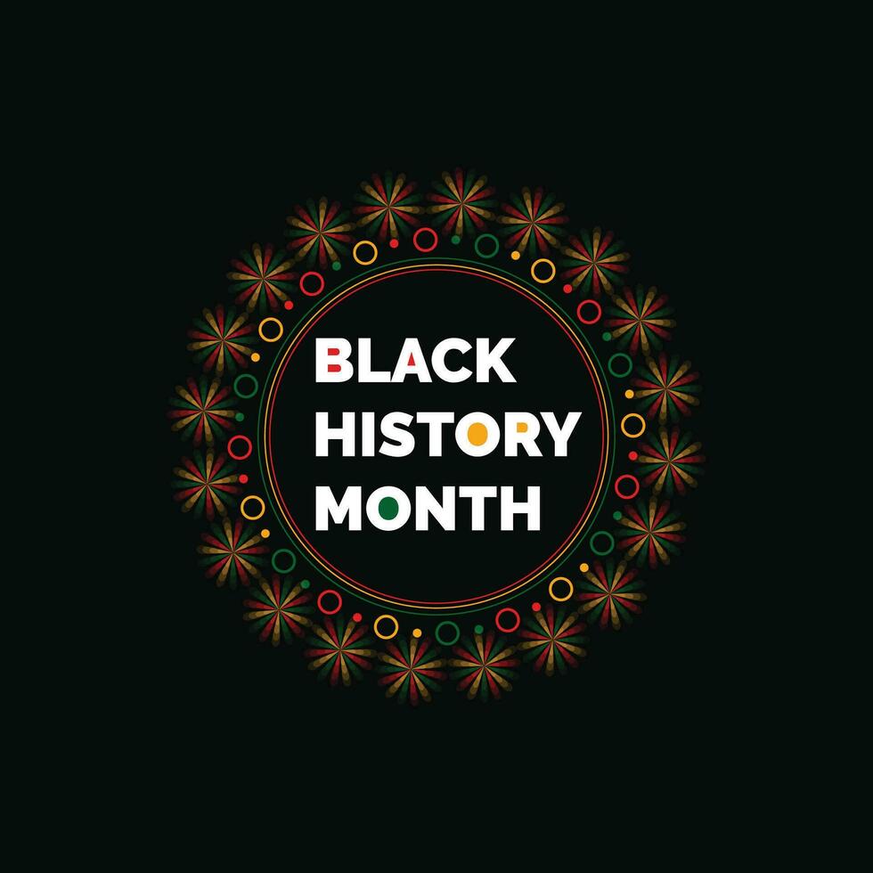 Black history month African American history celebration, social media post, post design, banner, card, poster vector