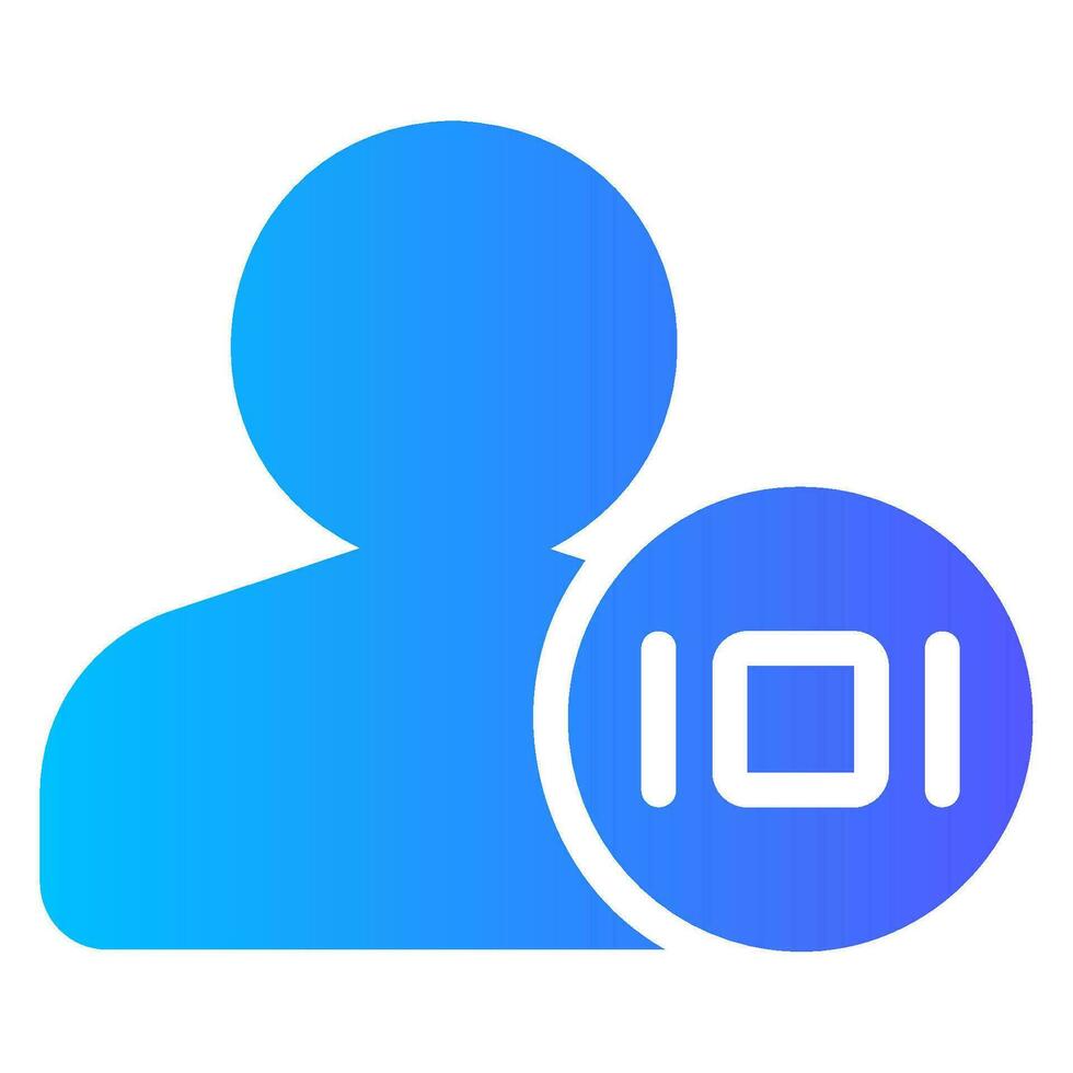 multitask gradient icon vector