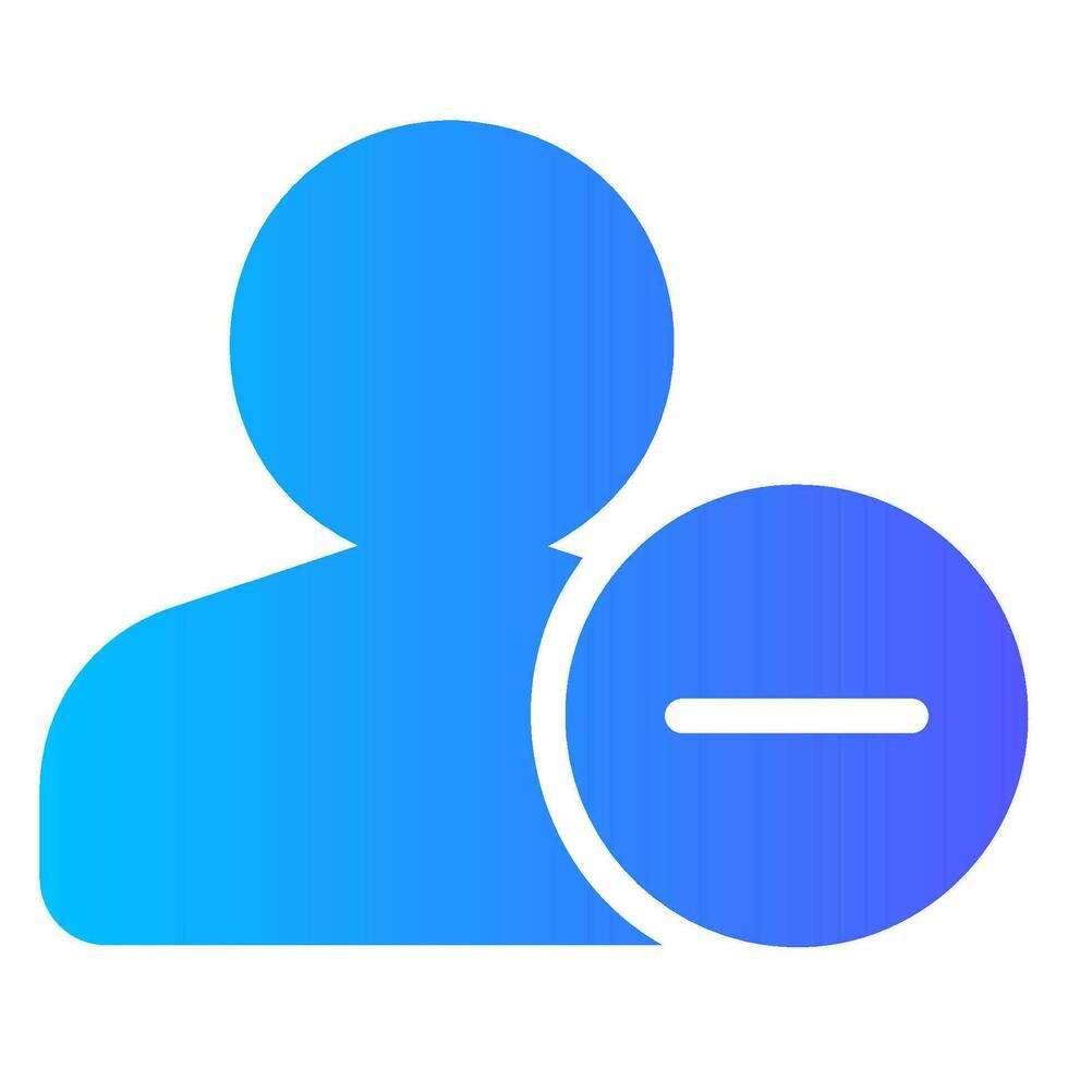 remove gradient icon vector