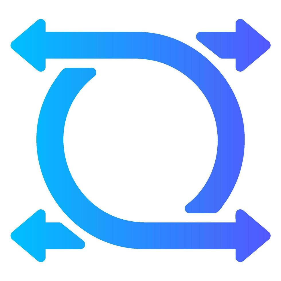 flexibility gradient icon vector