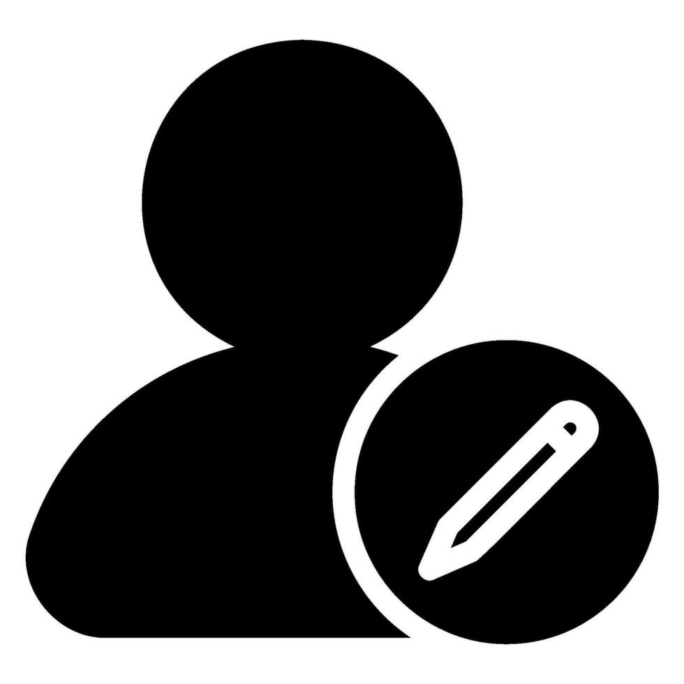 edit glyph icon vector