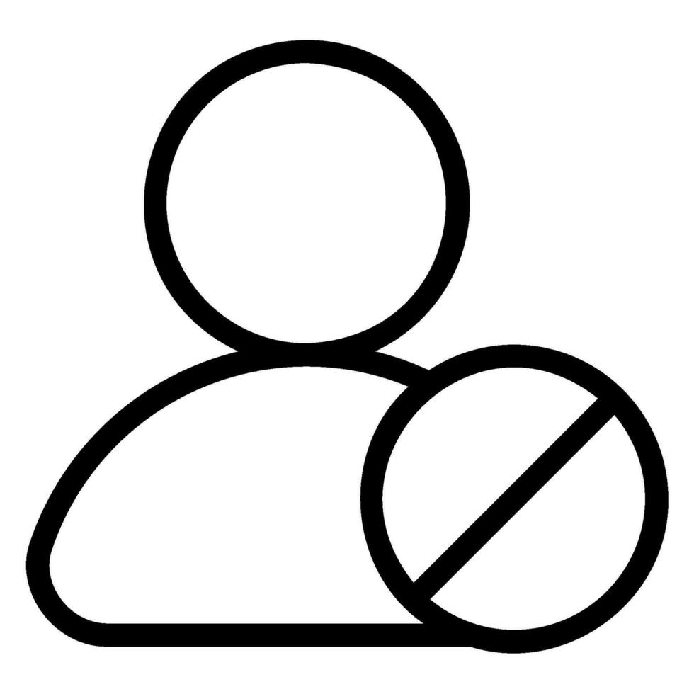 block line icon vector