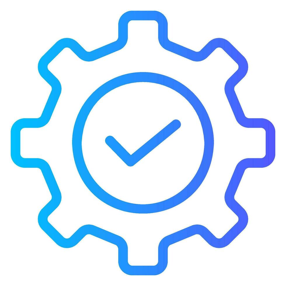 icono de gradiente de resolución de problemas vector