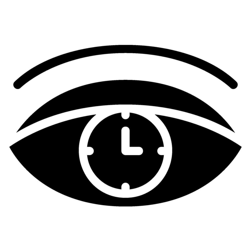time management glyph icon vector