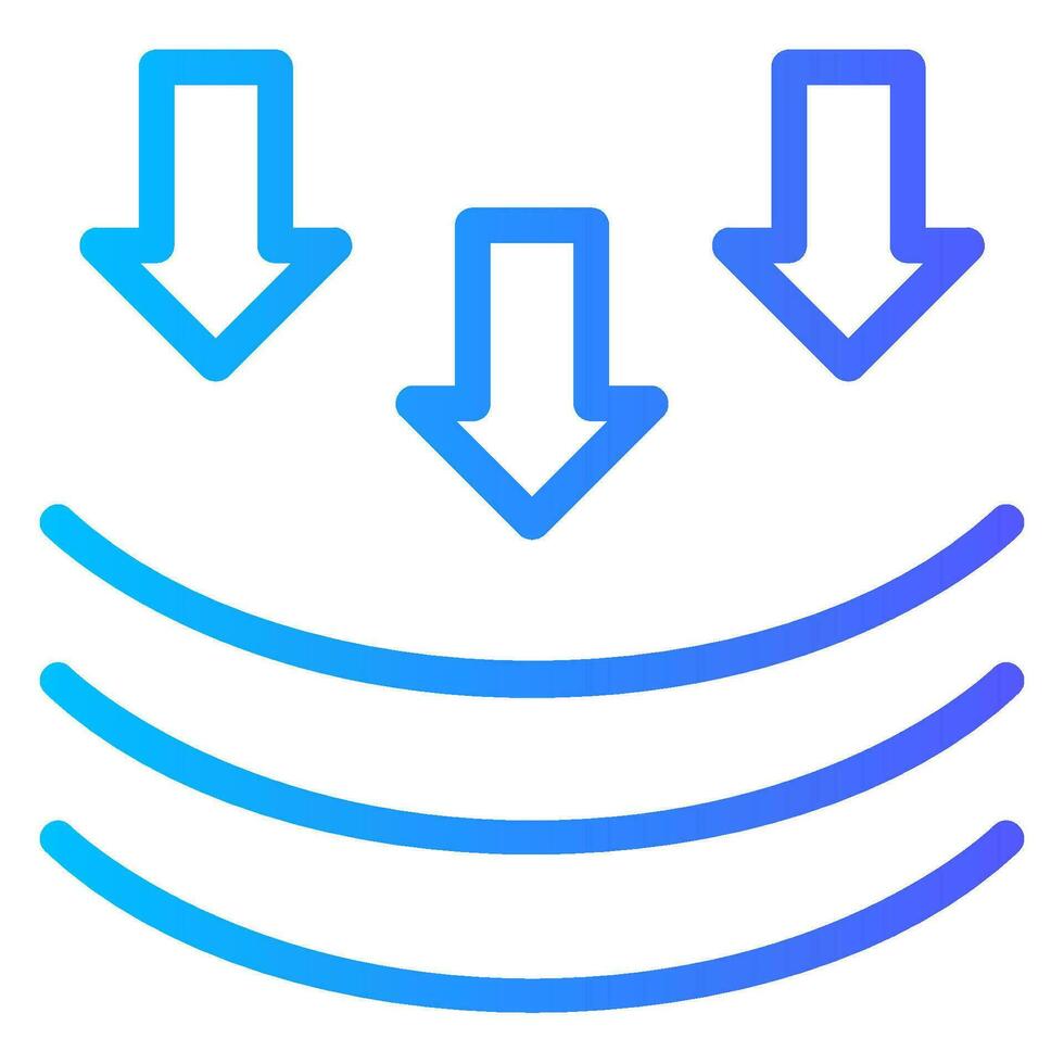 resilience gradient icon vector