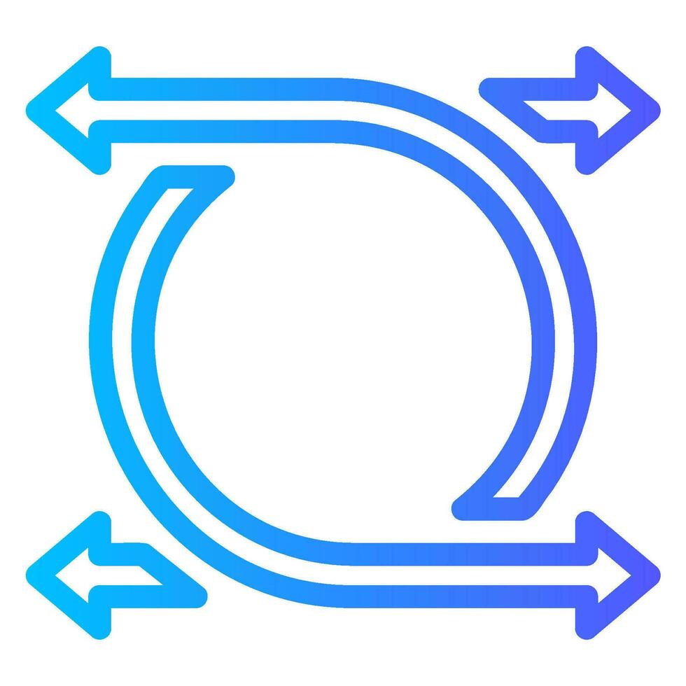 flexibility gradient icon vector