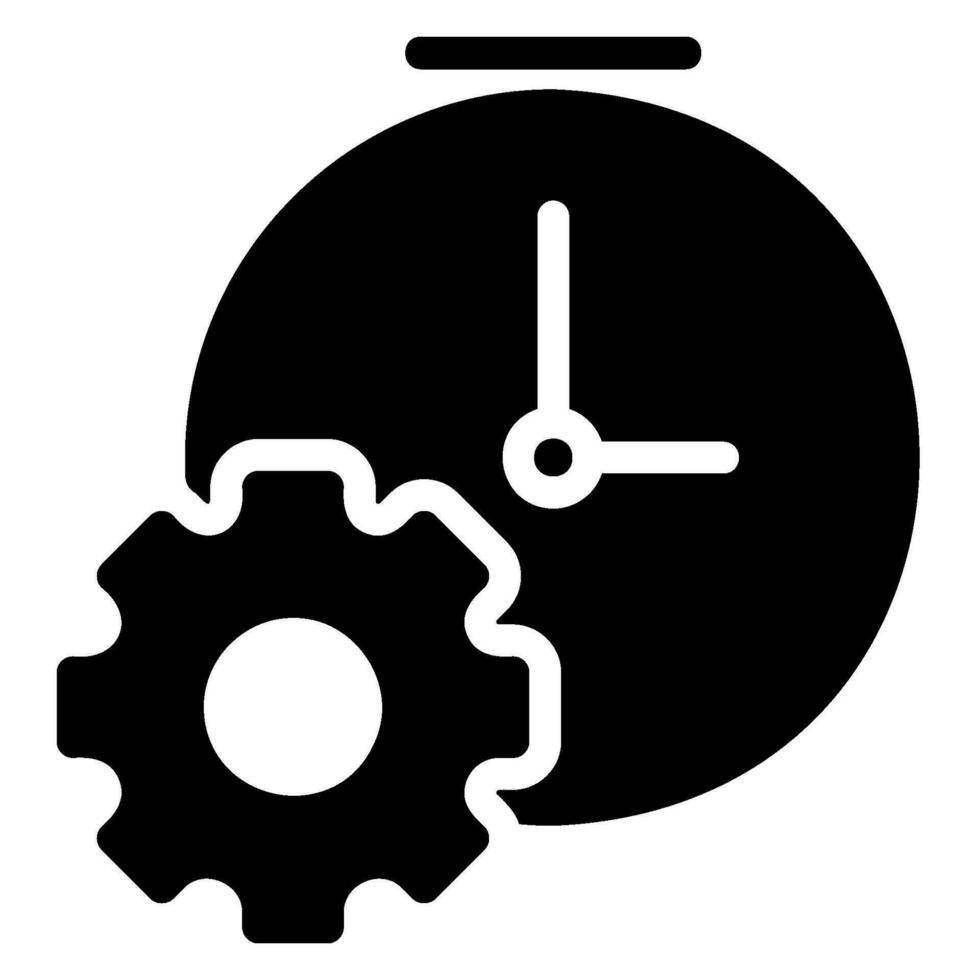 stopwatch glyph icon vector