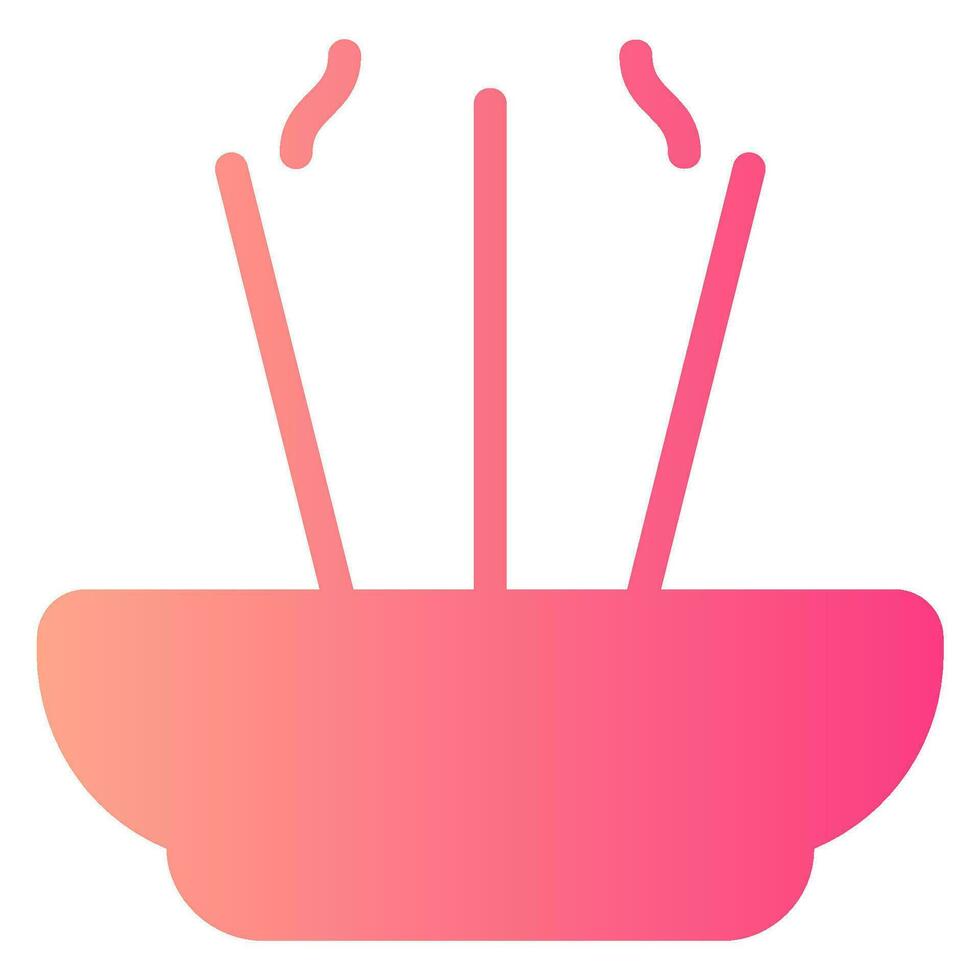 incense gradient icon vector