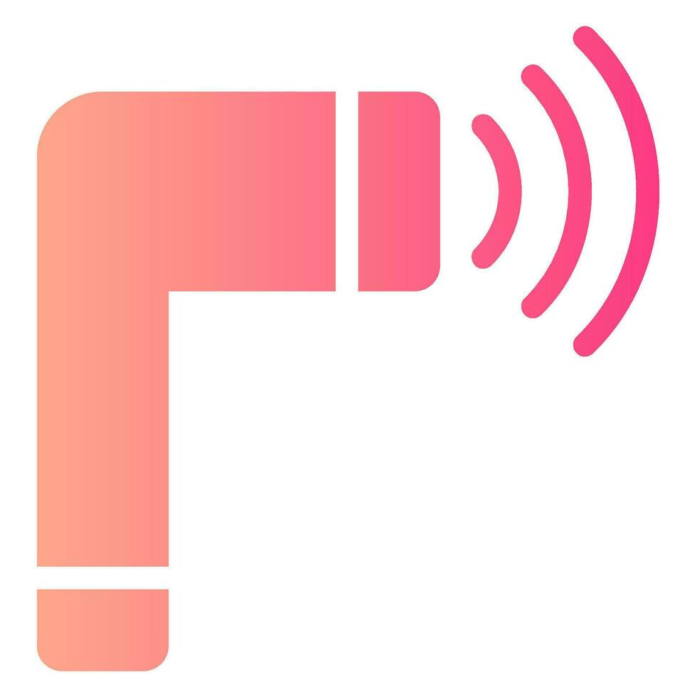 ultrasound gradient icon vector