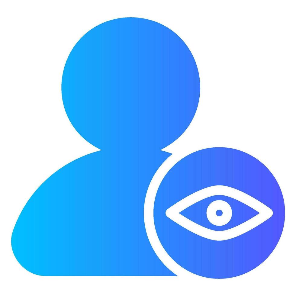 view gradient icon vector