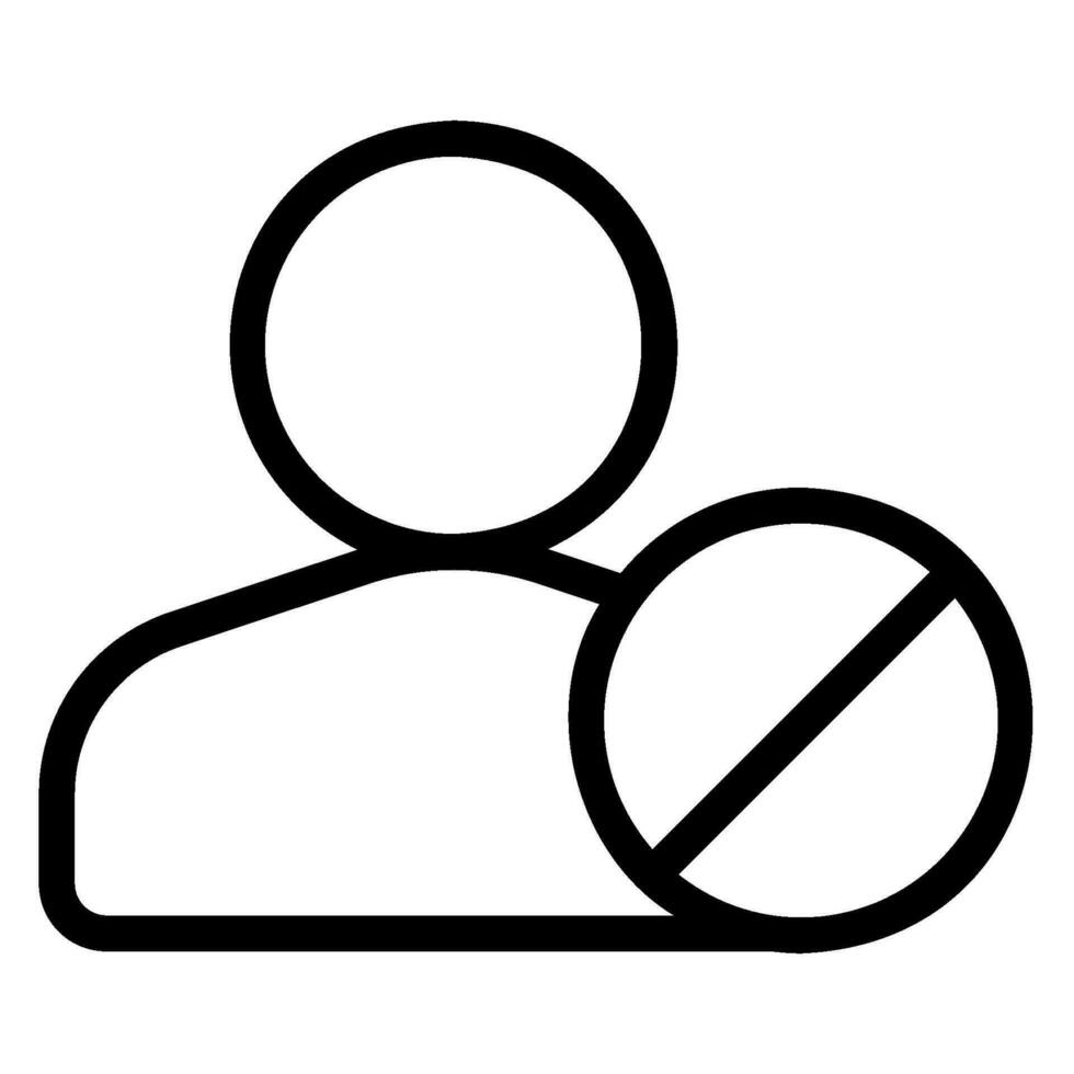 block line icon vector